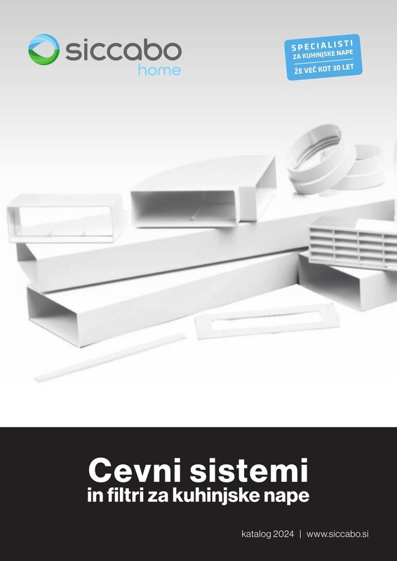 SICCABO katalog cevnih sistemov in filtrov